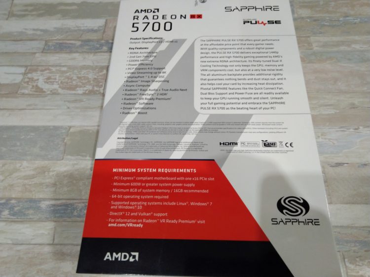 Sapphire Radeon RX 5700 8192Mb PULSE OC - Image 3