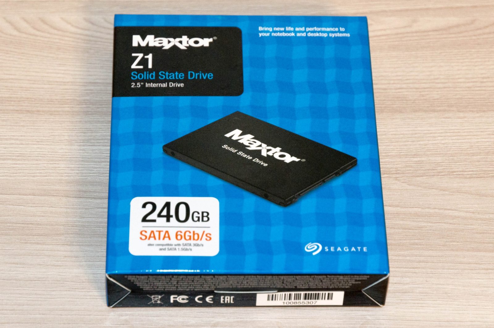 Review on SSD Z1 (Seagate) 2.5″ SATA3 TLC (YA240VC1A001) Tiny Reviews