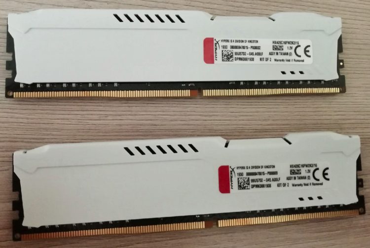 Kingston DDR4 16GB PC-21300 HyperX FURY White HX426C16FW2K2/16 image 5