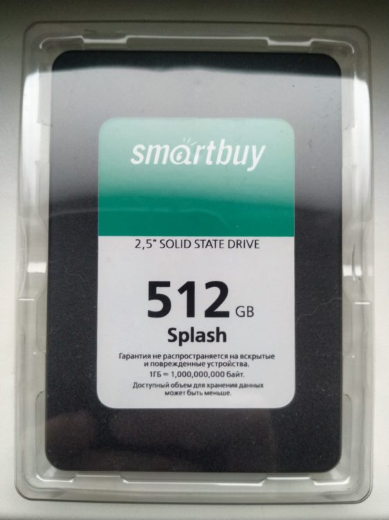 SSD Smartbuy 2.5" Splash 512GB SATA3 3D TLC NAND image 4