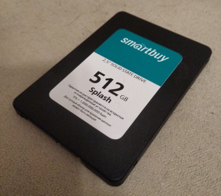 SSD Smartbuy 2.5" Splash 512GB SATA3 3D TLC NAND image 6