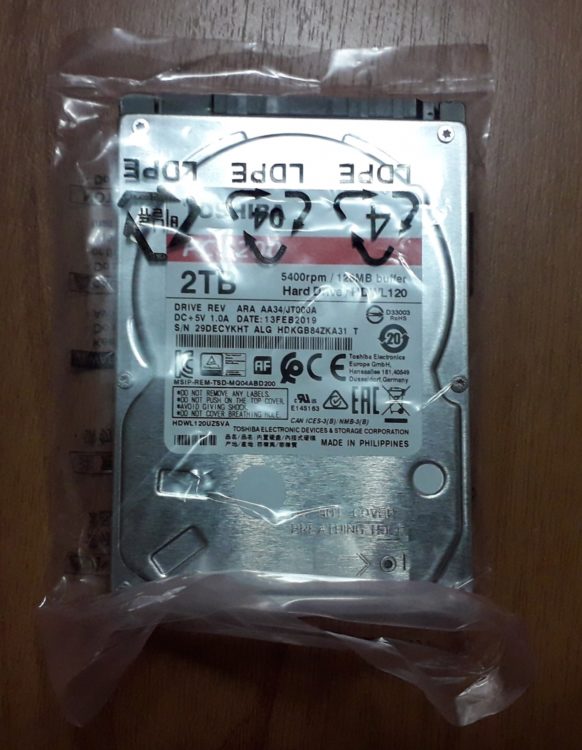 HDD 2.5 Toshiba L200 2TB SATA3 128MB 5400 rpm image 7