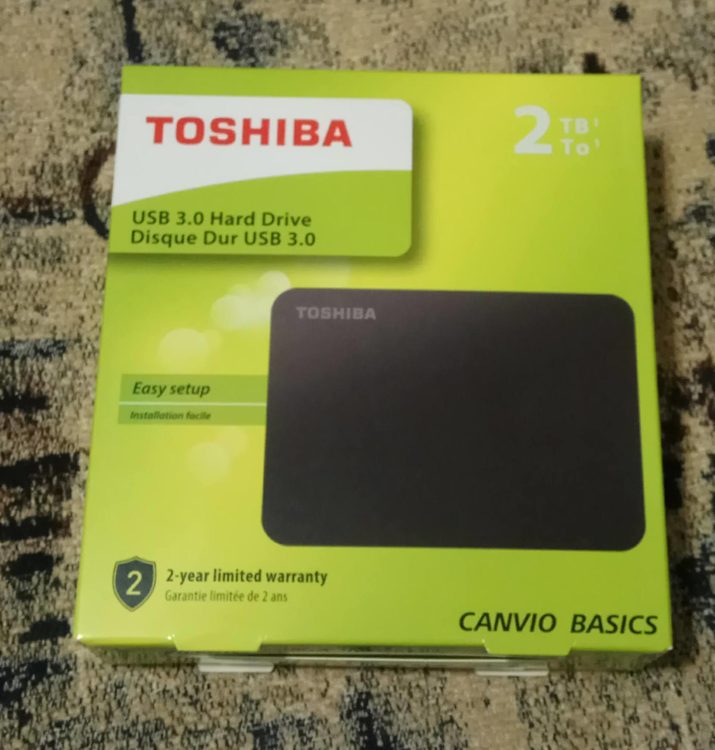 External HDD 2.5" 2TB USB 3.0 Toshiba Canvio Basics image 10