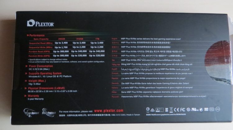 SSD Plextor M.2 2280 M9PY Plus 1.0 TB, image 7