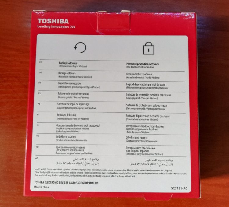 External HDD Toshiba Canvio Advance 2.0TB USB 3.0 BLUE image 9