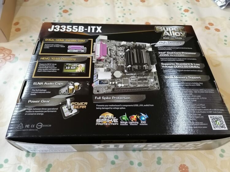 Motherboard ASRock J3355B-ITX, image 6